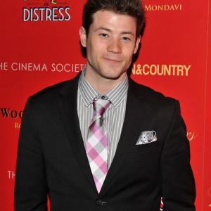 NEW YORK NY  APRIL 02 Actor Ryan Metcalf attends the Cinema Society with Town  Country and Brooks Brothers screening of Damsels in Distress at the Tribeca Grand Screening Room on April 2 2012 in New York City