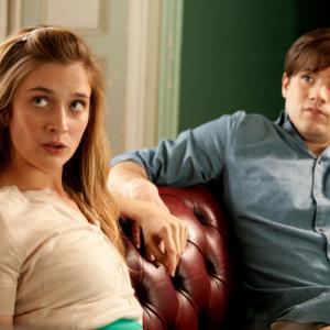 Still of Carrie MacLemore and Ryan Metcalf in Damsels in Distress 2011
