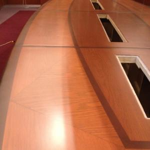 Stained and Resined Conference Table The Newsroom