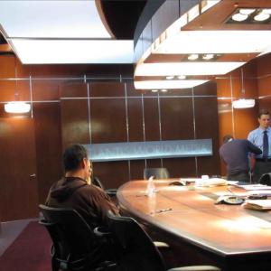 The Newsroom Deposition Conference Room set