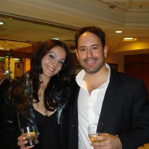Angel Film Awards (Monaco, 2008) with actor Michael Tassoni.