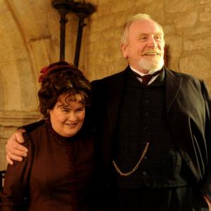 Still of James Cosmo and Susan Boyle in The Christmas Candle (2013)