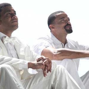Star and legend Harry J. Lennix and star Timon Kyle Durrett in Christopher Nolen's 