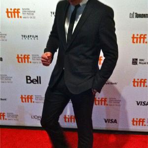 Troy De Lottinville on the red carpet at the Toronto International Film Festival