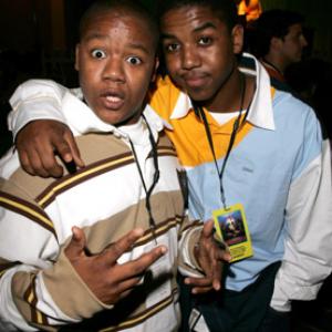 Kyle Massey and Christopher Massey at event of Chicken Little (2005)
