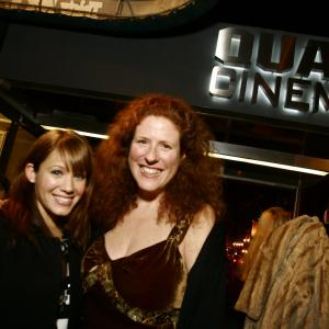 Marla Sokoloff and Debra Kirschner at THE TOLLBOOTH premiere, NYC