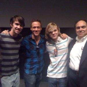 Michael with the cast of Sage during our first screening at NBC Universal