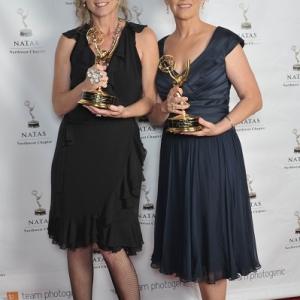 Shannon Hart and Ilona Rossman Ho at the 2010 NATAS Emmy Awards.