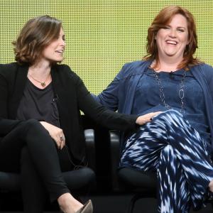 Donna Lynne and Rachel Bloom at event of Crazy Ex-Girlfriend (2015)