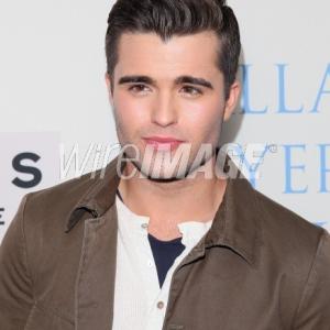 Spencer Boldman arrives at the Los Angeles premiere of Dallas Buyers Club