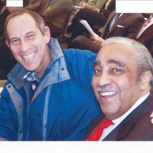 (date posted). Phillip W. Weiss (left) with Charles Rangel, Member of the U. S. House of Representatives, New York City, USA, March 2009.