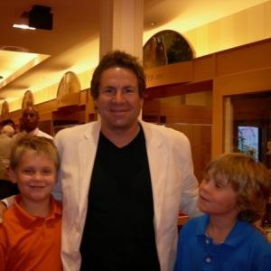 Hartwig Bros with Stuttering John at the American Girl Movie Premiere