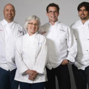 Still of Cindy Pawlcyn, Ludo Lefebvre and Wilo Benet in Top Chef Masters (2009)