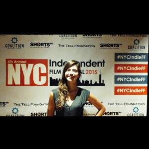 At the 6th Annual NYC Independent Film Festival for EARLY LIGHT screening.
