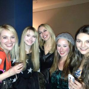 Laggies Premiere Sundance 2014 with Rocki DuCharme Devon Ogden and Sara Lynn Wright and Maura Lindsay