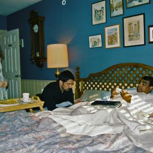 Elizabeth (Mandy Brown), Sunjay (Nav Mann)and his sick father Rameesh (Mobin Khan).