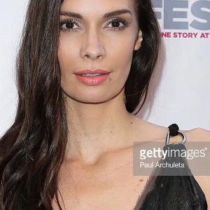 Actress Claudia Graf attends the opening night gala of Tig at the 2015 Outfest LGBT Film Festival at Orpheum Theatre on July 9 2015 in Los Angeles California