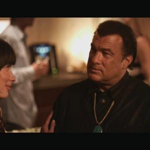 Claudia starring with Steven Seagal