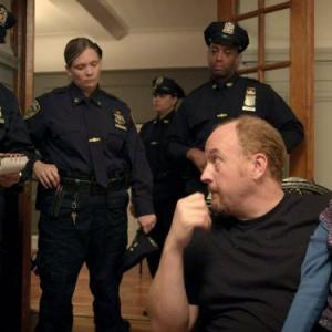 Still of Louis CK and Ursula Parker in Louie 2010