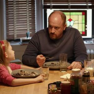 Still of Louis C.K. and Ursula Parker in Louie (2010)