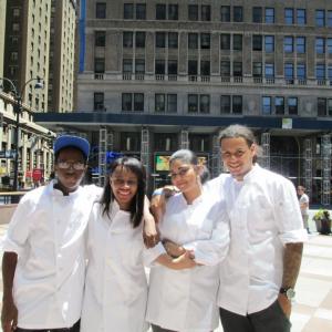 The Culinary High TV Chefs ChyAnn Ardrey Giandelly Lantigua Miche Darden Abdoulaye Diallo On The Peter Austin Noto Show