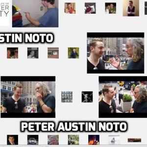 Your parents made you, but Peter Austin Noto, made you *FAMOUS* some guy Butt Stuff posted using a collage with Peter Austin Noto an Greg Burmeister on The Peter Austin Noto Show A nice tribute