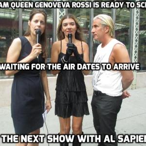 Scream Queen Genoveva Rossi is ready to scream Waiting For The Air Dates To Arrive For The Next Show With Al Sapienza On The Peter Austin Noto Show