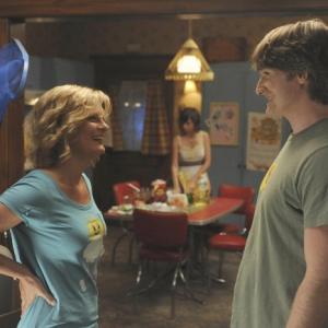 Still of Martha Plimpton and Lucas Neff in Mazyle Houp (2010)