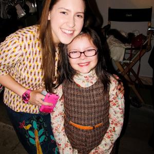 Marlowe Peyton with TV cousin Eden Sher