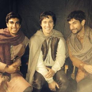 The three genies of Once Upon A Time In Wonderland. Dejan Loyola, Peter Gadiot and Raza Jaffrey.
