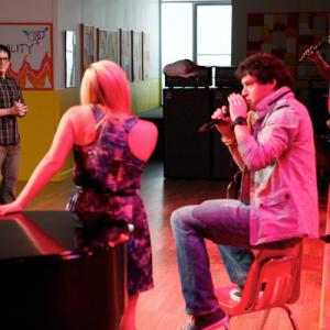 Still of Naya Rivera, Charlie Lubeck and Shanna Henderson in The Glee Project (2011)