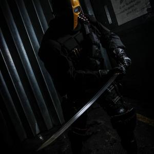 On the hunt for the Batman. Featuring: Martin J. Thomas as Deathstroke with the Cold Steel Warrior Series Katana.