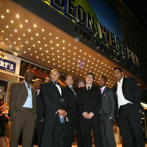 Martin J Thomas 2nd left front row at the premiere of Violent Tom