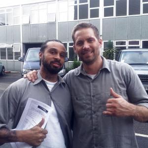 Alex MARTIN & Paul WALKER On the set Fast and Furiuos 6