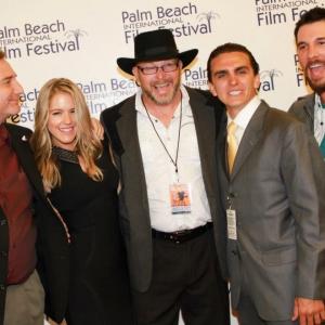The Shift World Premiere at the 2013 Palm Beach International Film Festival From left to right Lou Pappas Casey Fitzgerald Brad Banacka and Leo Oliva