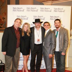 The Shift World Premiere at the 2013 Palm Beach International Film Festival From left to right Lou Pappas Casey Fitzgerald Brad Banacka and Leo Oliva