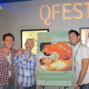 THE LOVE PATIENT world premier, Q-fest, Philadelphia, PA 2011, with director Michael Simon (Md) and Benjamin Lutz (Rt).