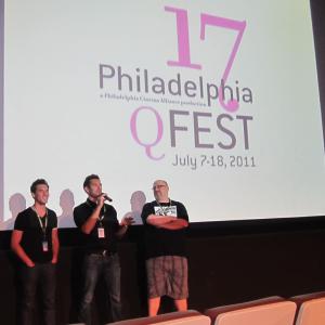 BITE MARKS Qfest Philadelphia PA 2011 with Benjamin Lutz Md and director Mark Bessenger Rt