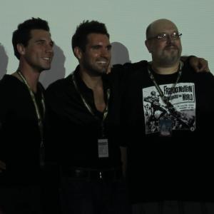 BITE MARKS, Q-fest, Philadelphia, PA 2011 with Benjamin Lutz (Md), and director Mark Bessenger (Rt).