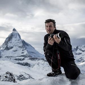 Jon Nash Photography Shooting stills in Zermatt Switzerland.