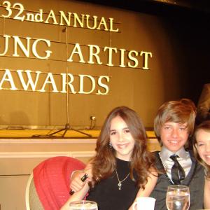 32nd Annual Young Artists Awards - Austin Coleman with Haley Pullos and Sadie Calvano