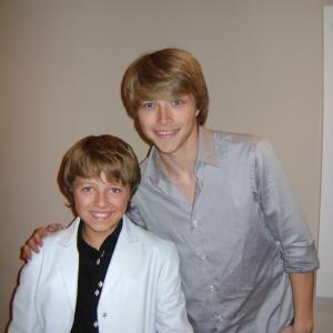 On the movie set of Elle A Modern Cinderella Tale where I played the younger version of Sterling Knight!
