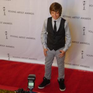 32nd Annual Young Artists Awards Show Red Carpet - Nominated for Lead Male Actor in Film 