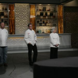 Still of Rick Bayless, Cindy Pawlcyn, Ludo Lefebvre and Wilo Benet in Top Chef Masters (2009)