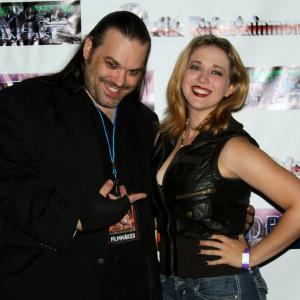 William Instone and Terissa Kelton pose at the San Antonio Horrific Film Festival 2012