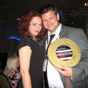 2011 Action on Film International Film Festival Snatch N Grab wins Best Comedy Script James Christopher and Terissa Kelton