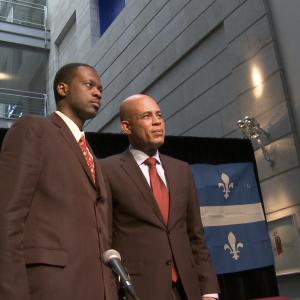 Still of Pras Michel and Michel Martelly in Sweet Micky for President (2015)
