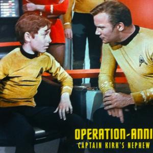 Craig on Star Trek as Captain Kirk's nephew