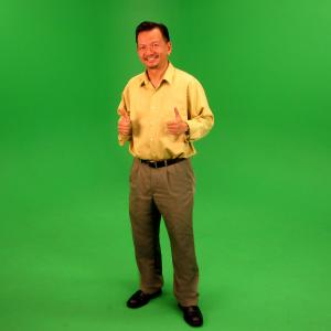 Kevin Trang on the set of The Buddy Group