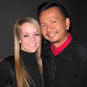 Laura Avey and Kevin Trang at screening of 